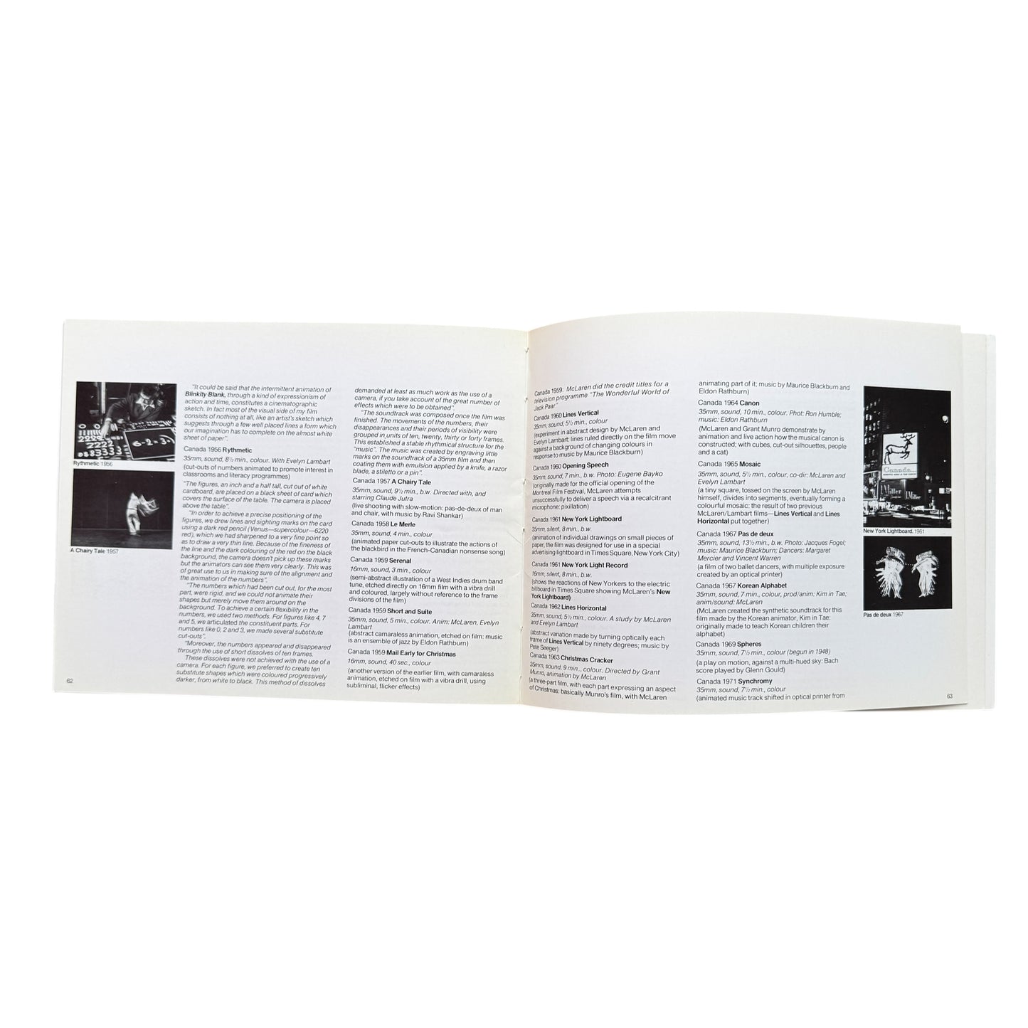 Norman McLaren, Third Eye Centre 1977