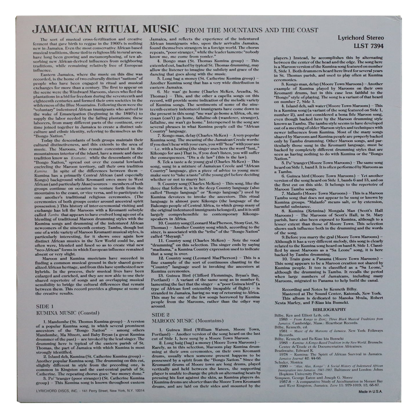 Various - Jamaican Ritual Music