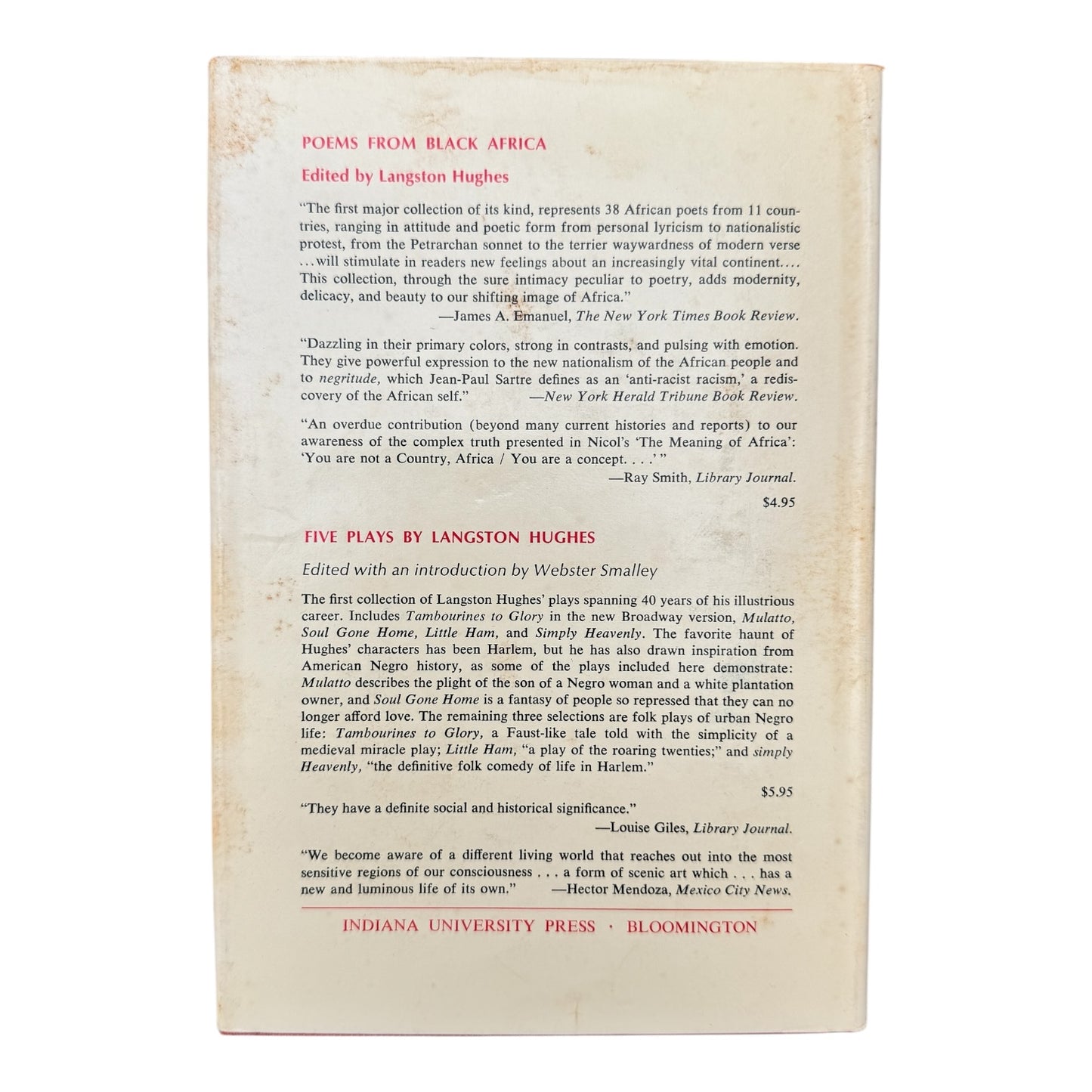 New Negro Poets: USA