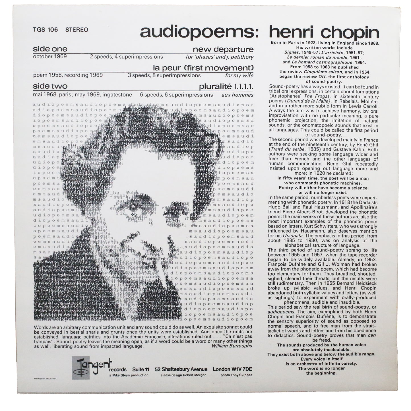 Henri Chopin - Audiopoems