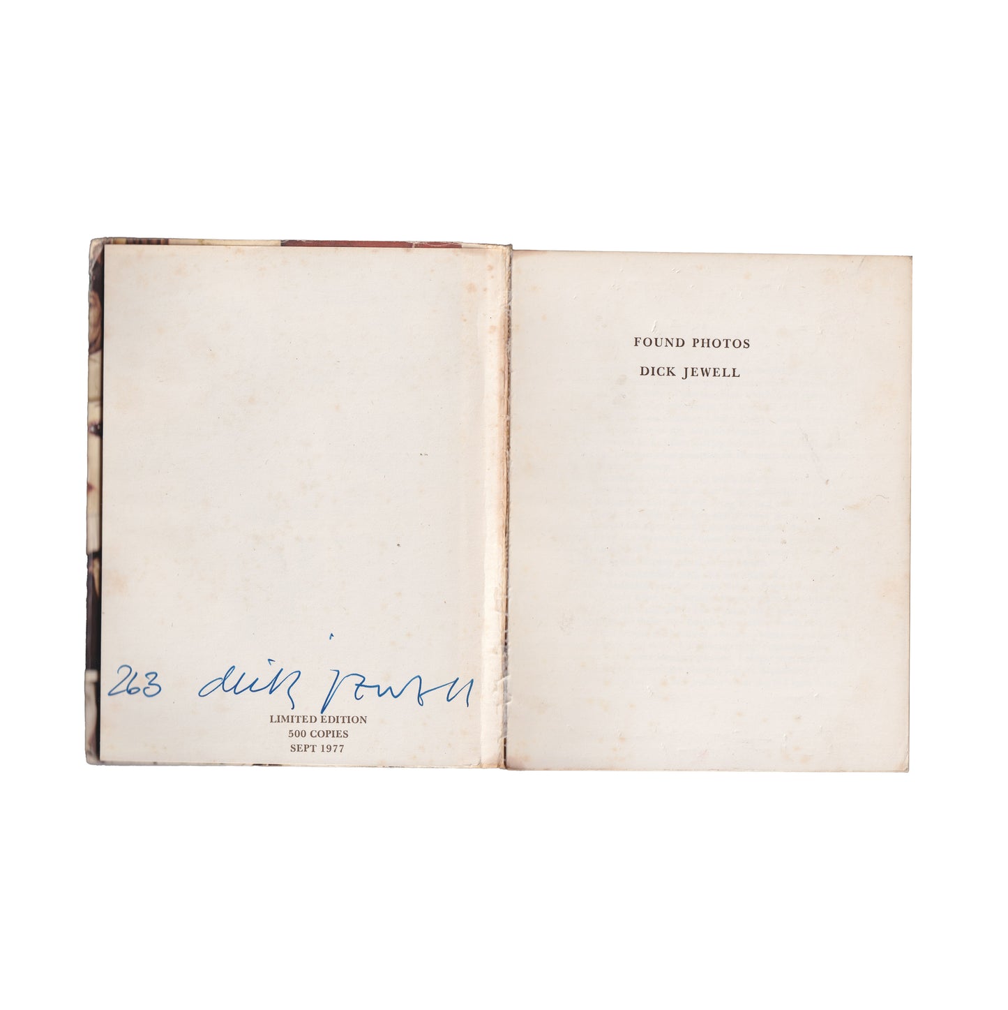 Found Photos – Dick Jewell 1978 (Signed)