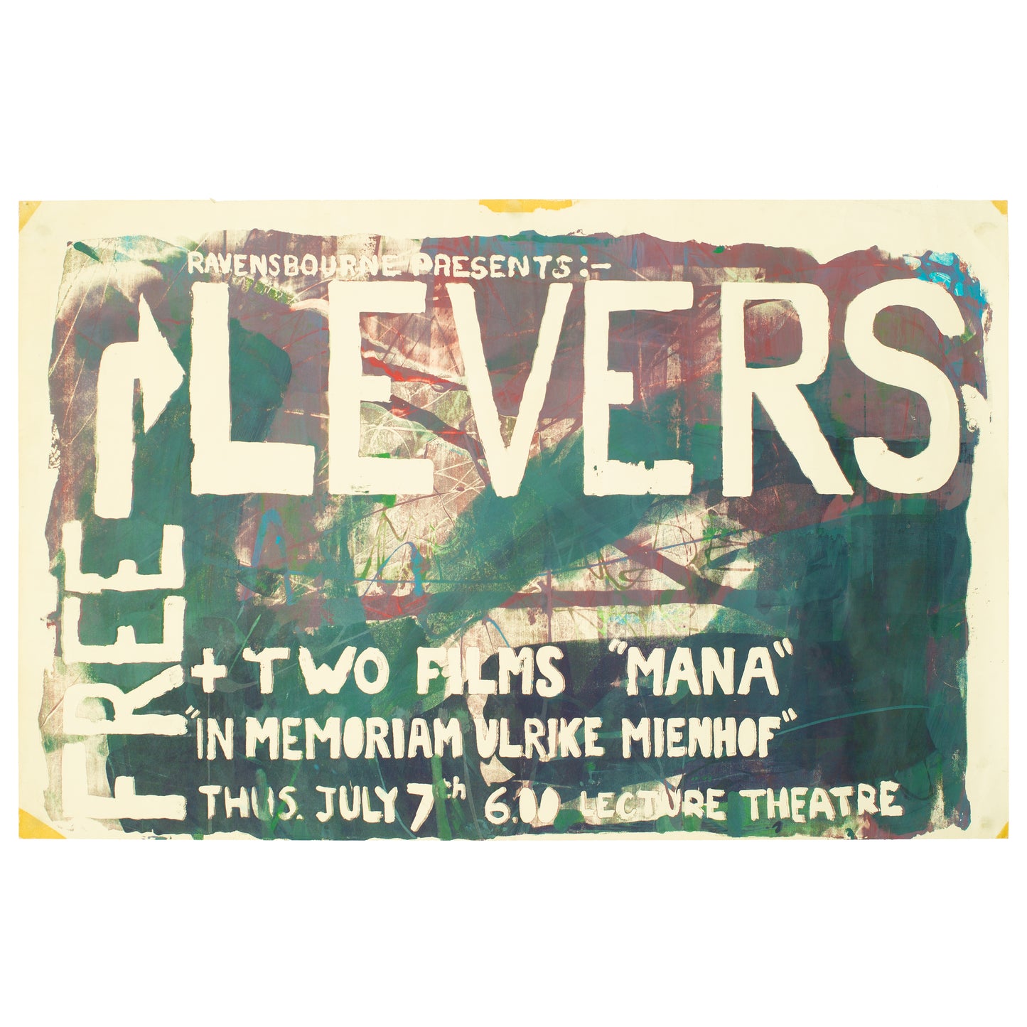 Levers, Ulriki Meinhof ca 1976/1977 Poster