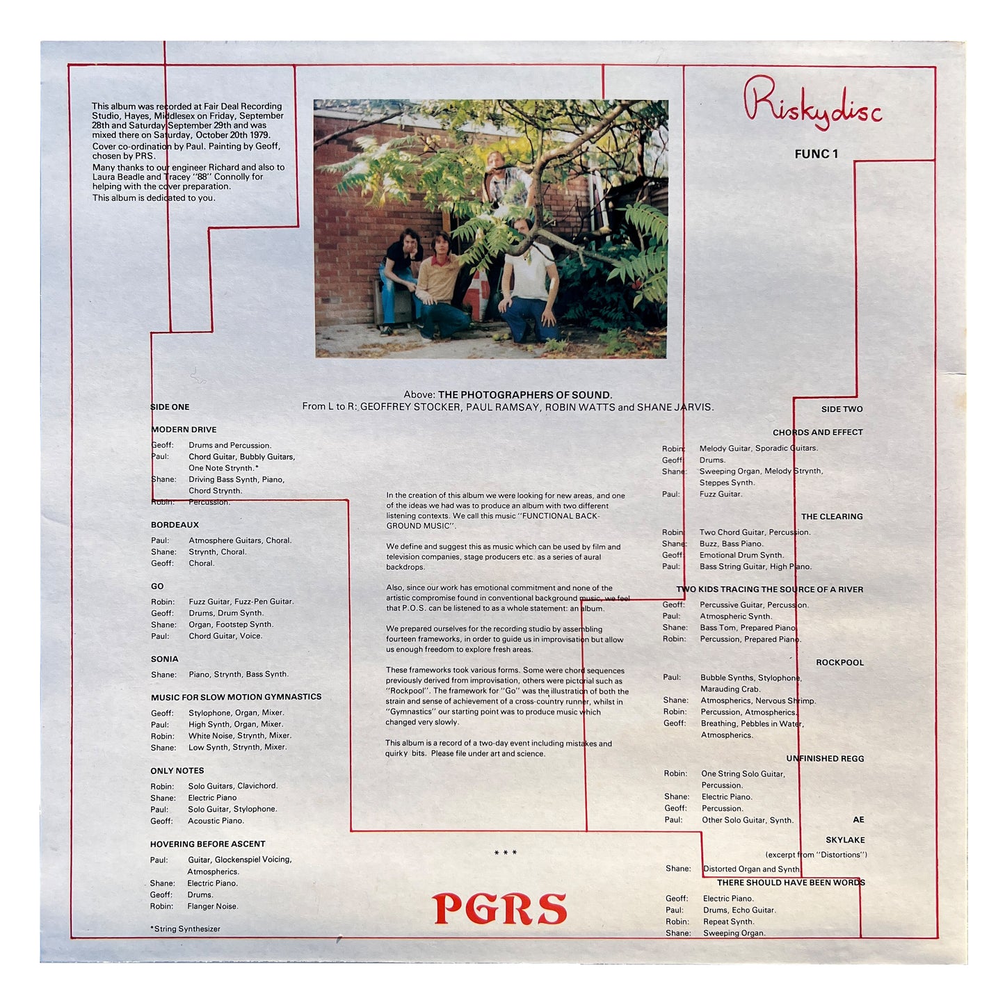 PGRS - Photographs Of Sound