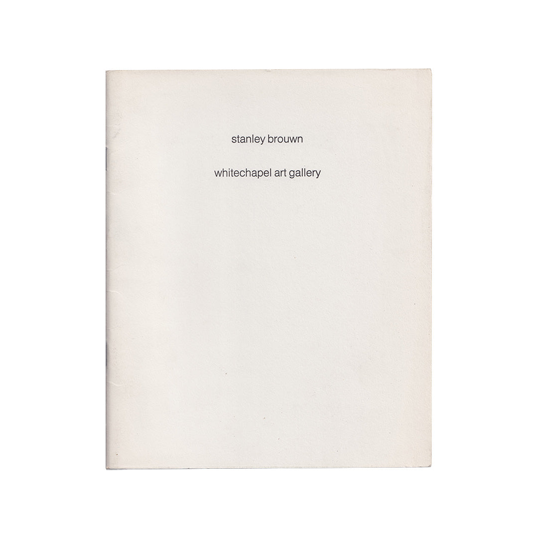 Stanley Brouwn - Whitechapel Gallery 1977