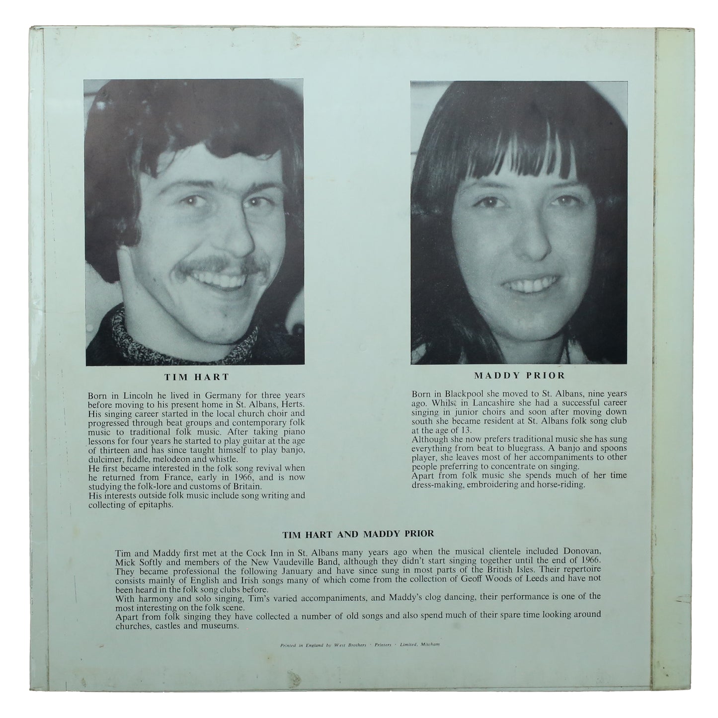 Tim Hart & Maddy Prior - Folk Songs Of Old England