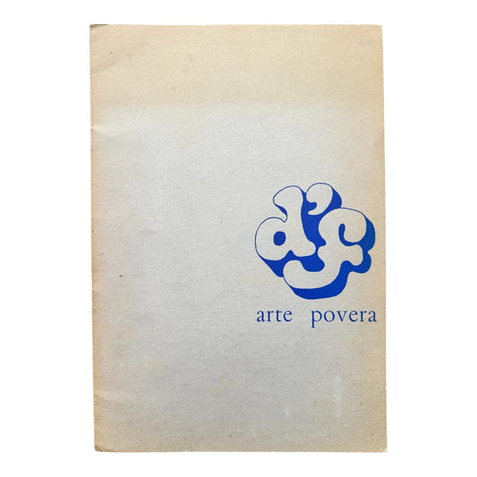 Arte povera - Galleria de' Foscherari 1968