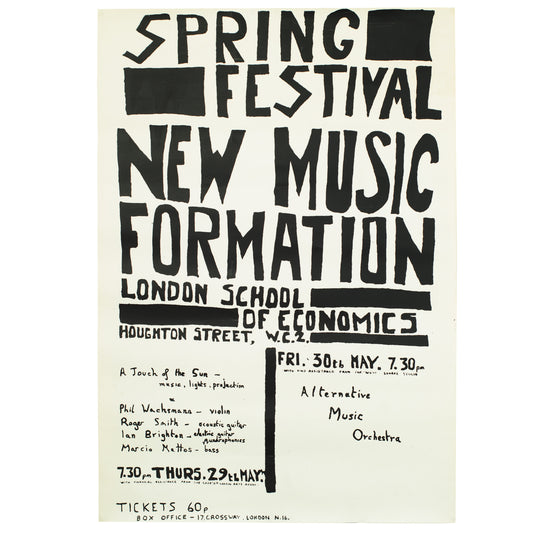 Spring Festival - New Music Formation LSE Poster
