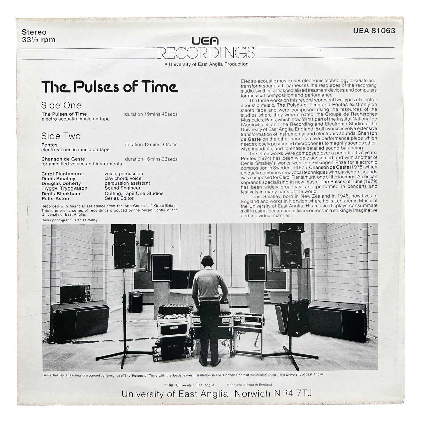 Denis Smalley - The Pulses Of Time